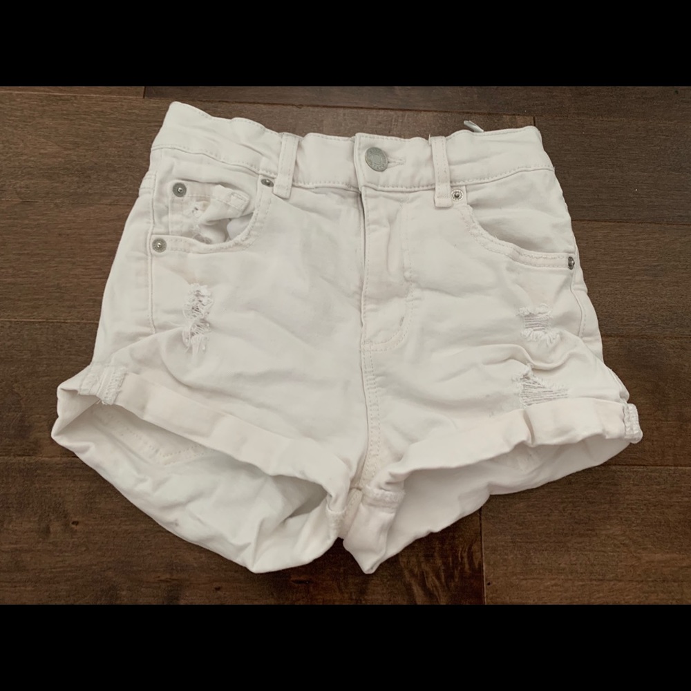Garage High Rise Denim Shorts
